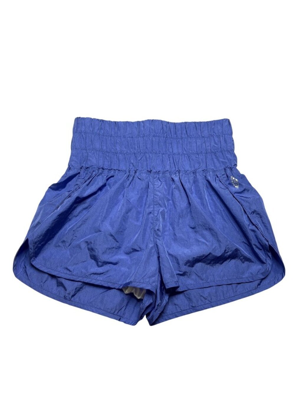 Free People Movement The Way Home Shorts Electric Cobalt Blue Purple-sz Small